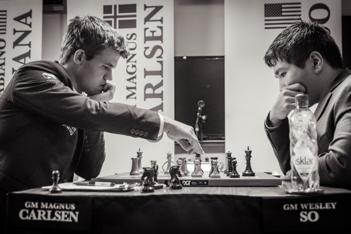 Carlsen vs. So, Photo Grand Chess Tour