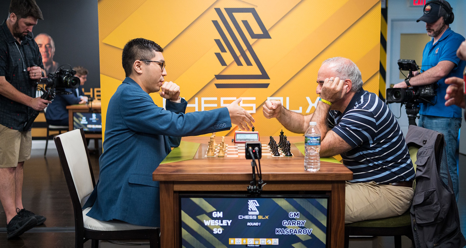 Chess 9LX, Day 3: Caruana beats Kasparov