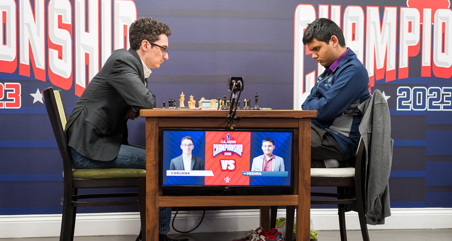 Caruana Clinches Second Consecutive U.S. Championship with Round to Spare,  Yip Overtakes Tokhirjonova