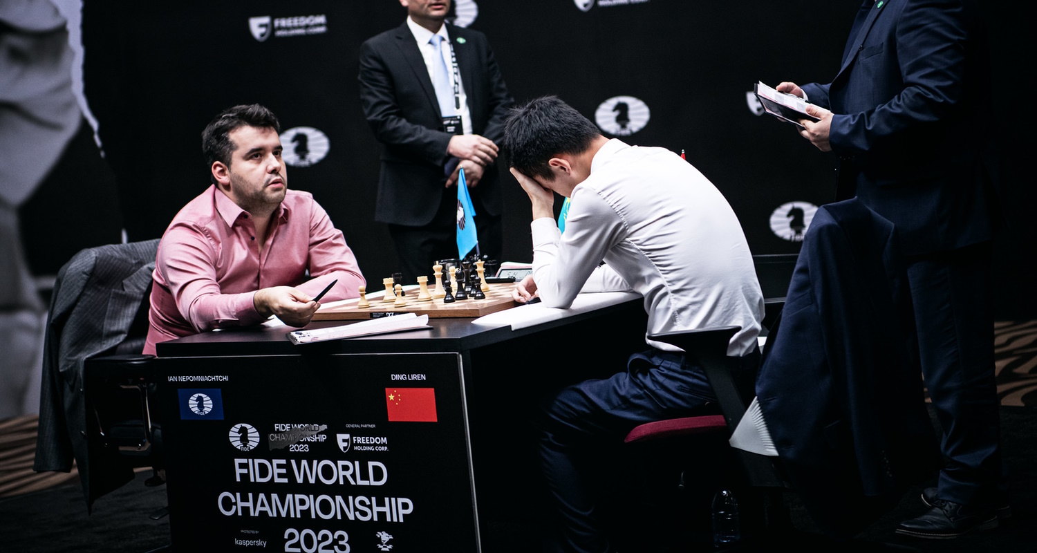 World Chess Championship: Ding beats Nepomniachtchi; gets on level