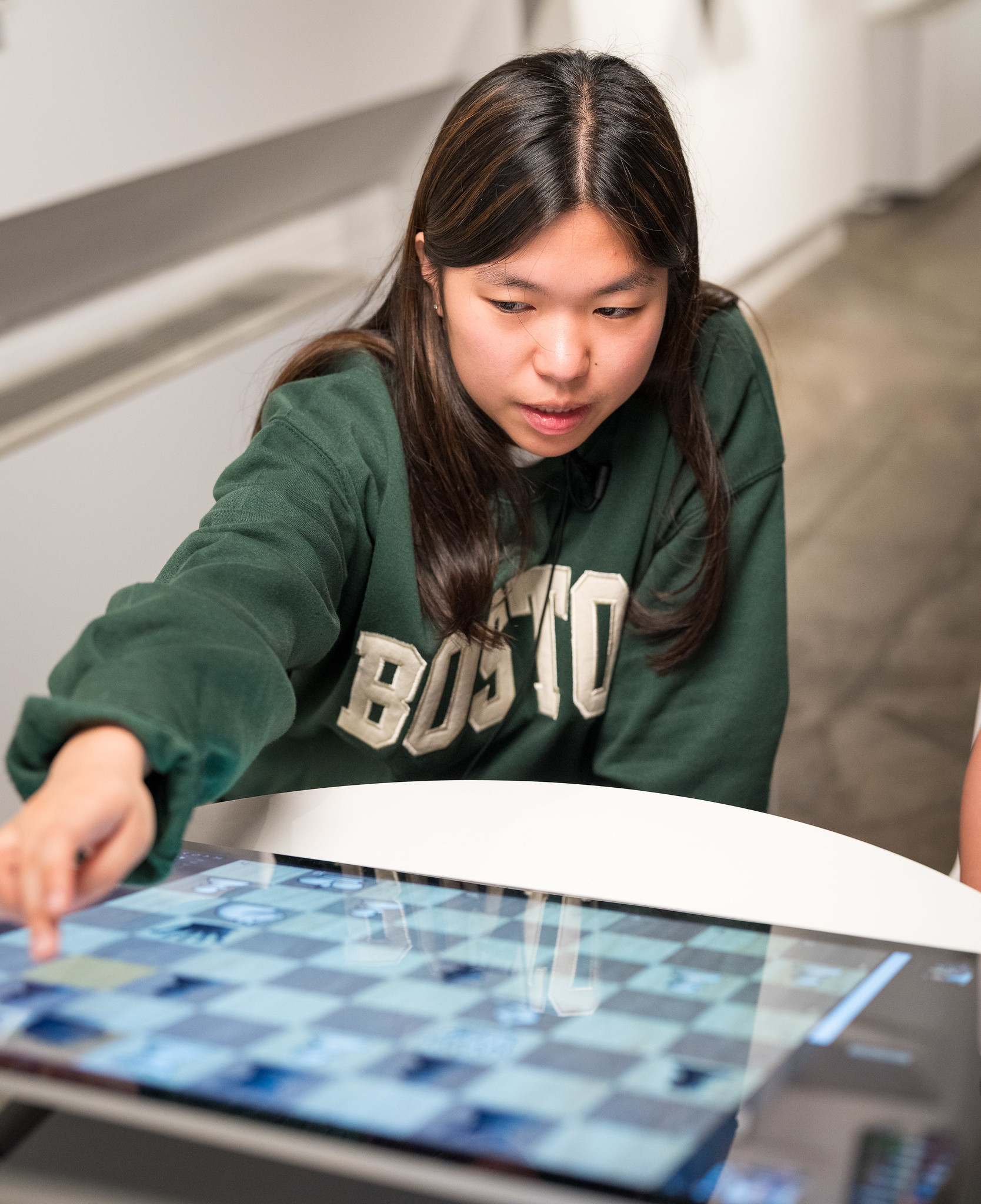 Yip in post-game analysis after her win over Humpy