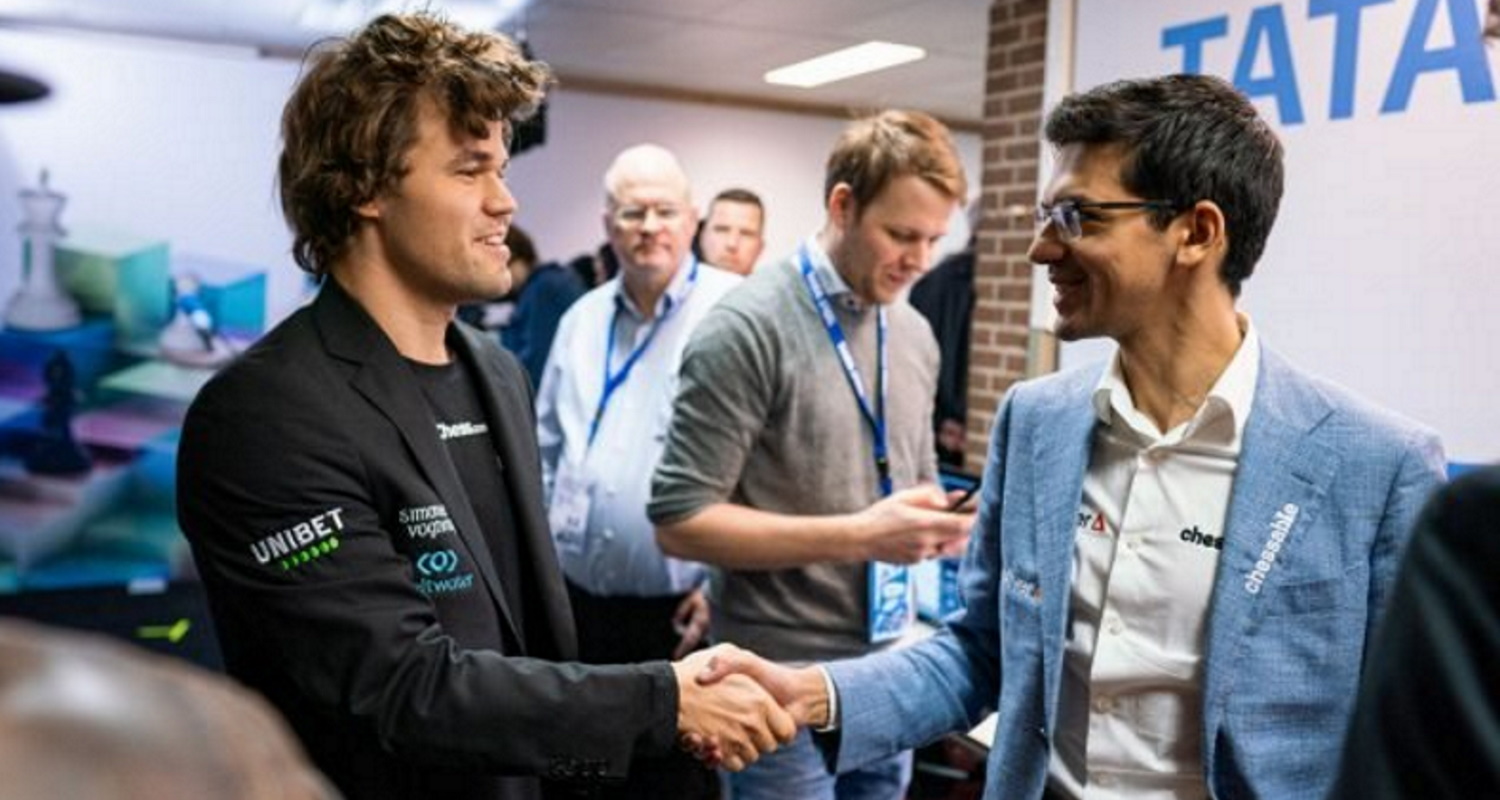 Carlsen-Aronian in Tata Steel Masters Round 1