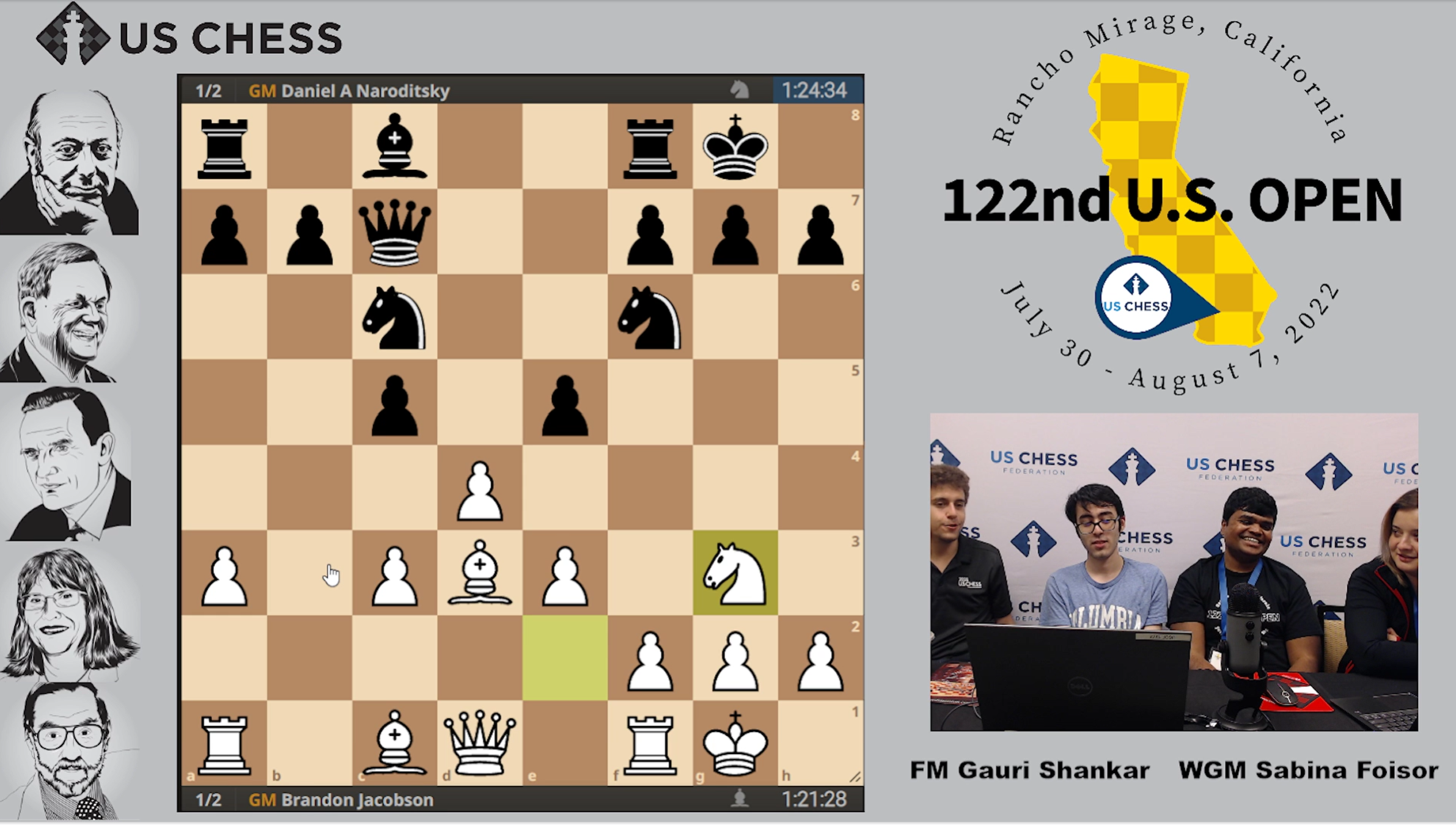 US Chess 32 Blitz - Live Chess Tournament 