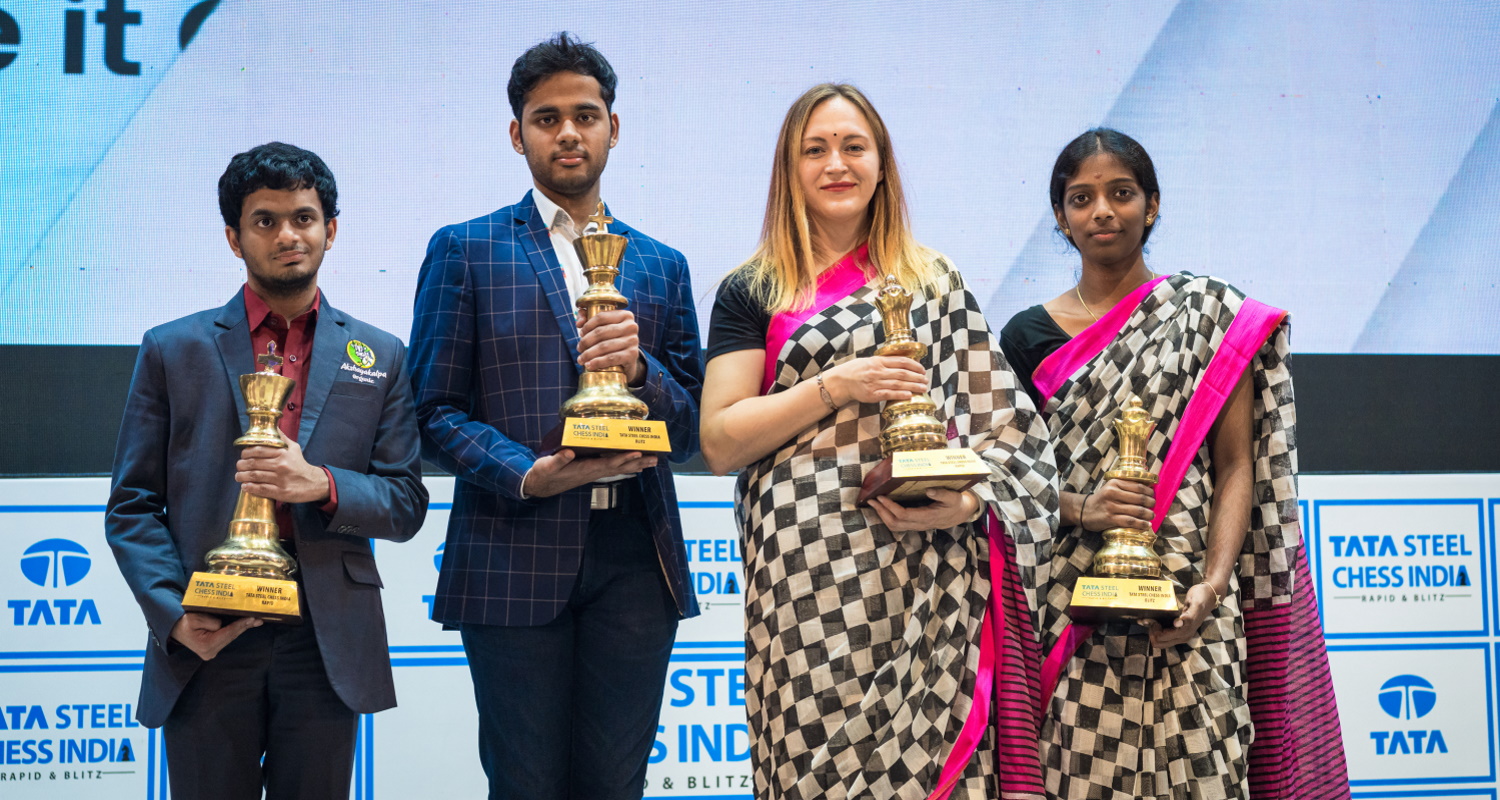 Praggnanandhaa secures third place in Tata Steel Chess India 2023 Open Blitz