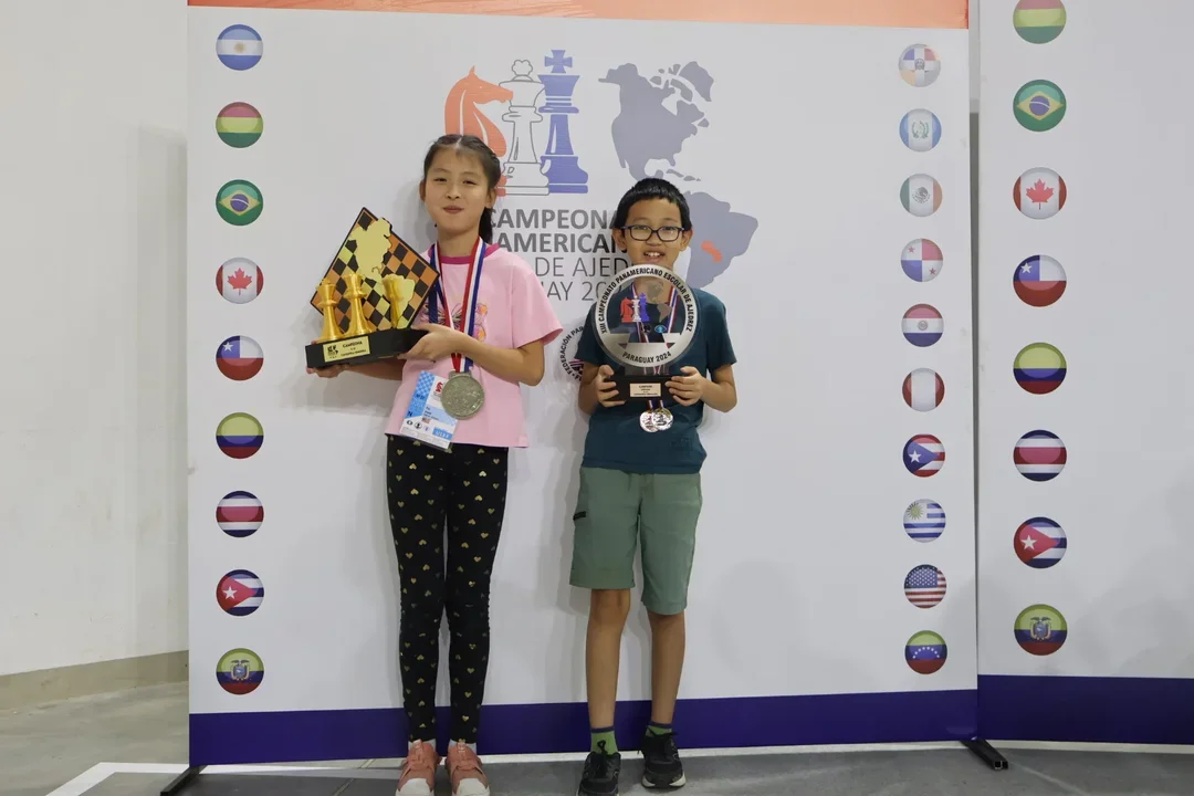 Irene Fei (L) and Tariq Yue