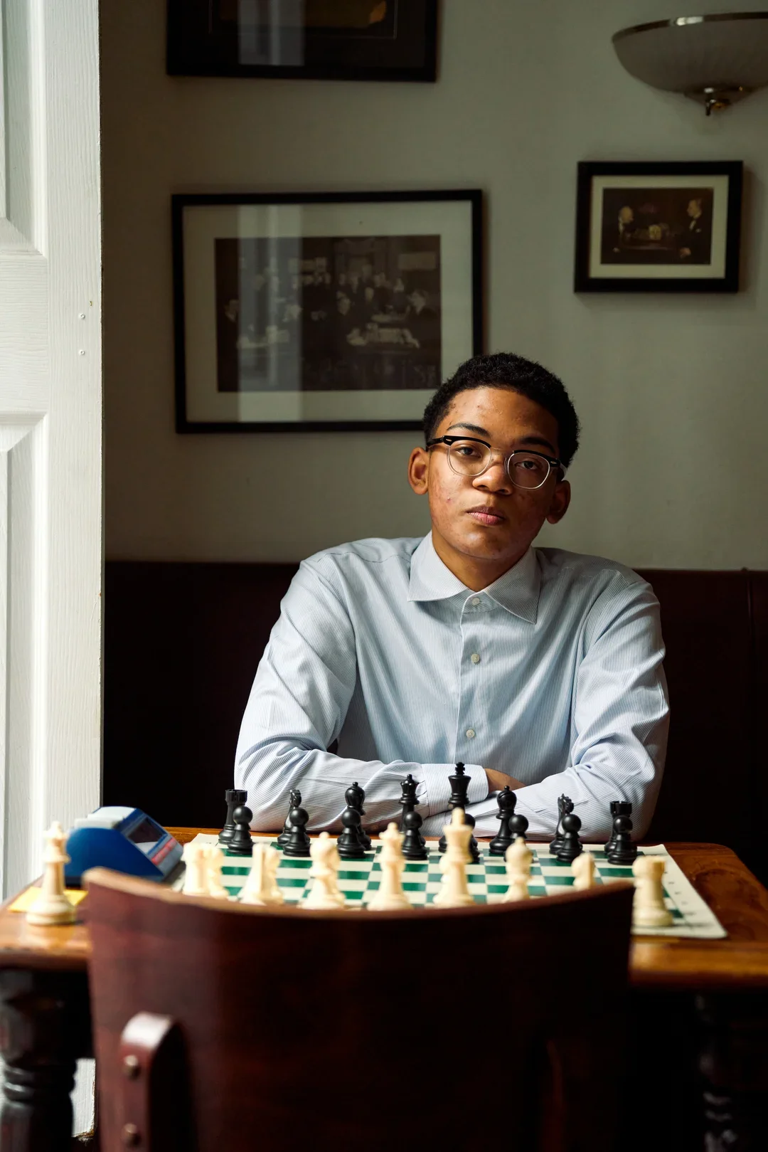 Hardaway at the Marshall Chess Club