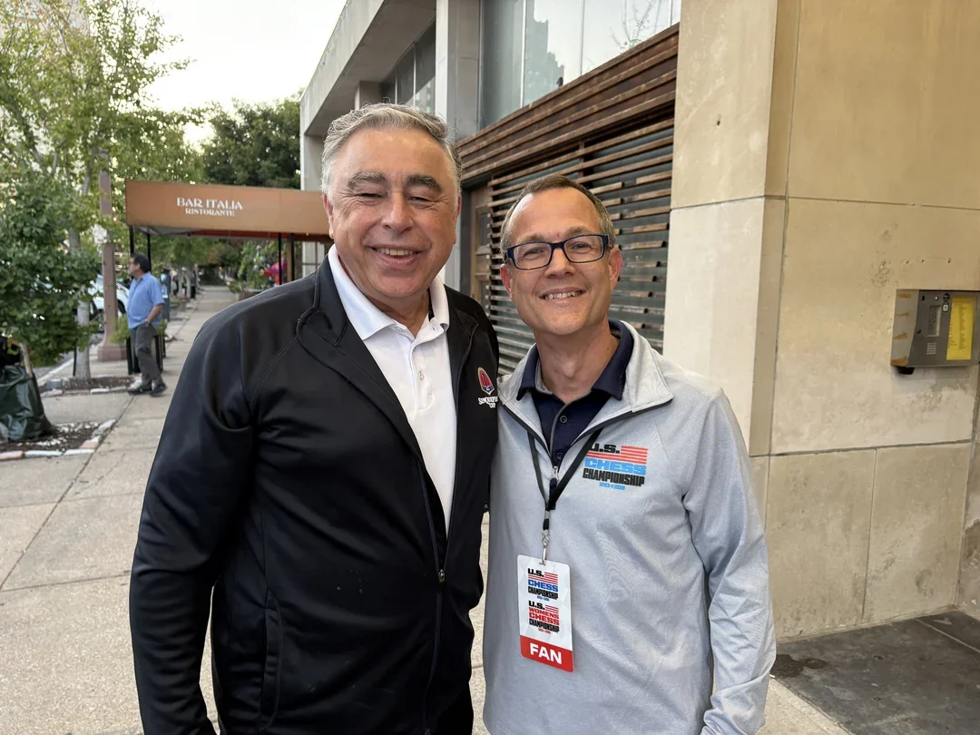 Is there a better anniversary present than a dinner with Yasser Seirawan?