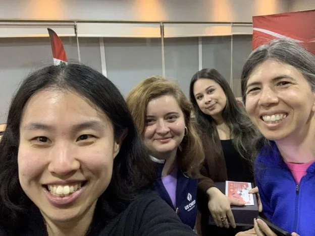 From left: Chen, Foisor, Thalia Cervantes, and Goodkind. (Photo courtesy Megan Chen)
