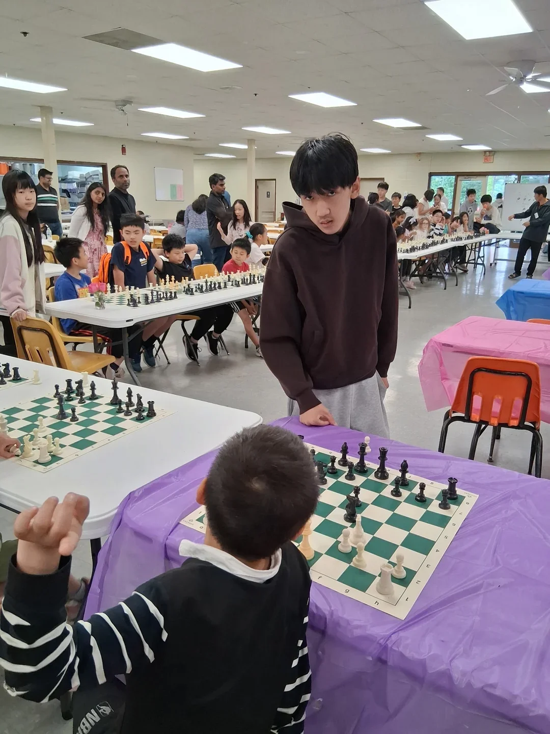 Andrew Jiang (looking at camera) simul