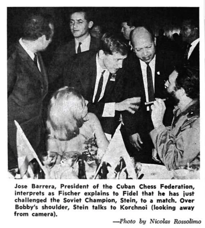 Fischer and Castro, 1966 in Havana