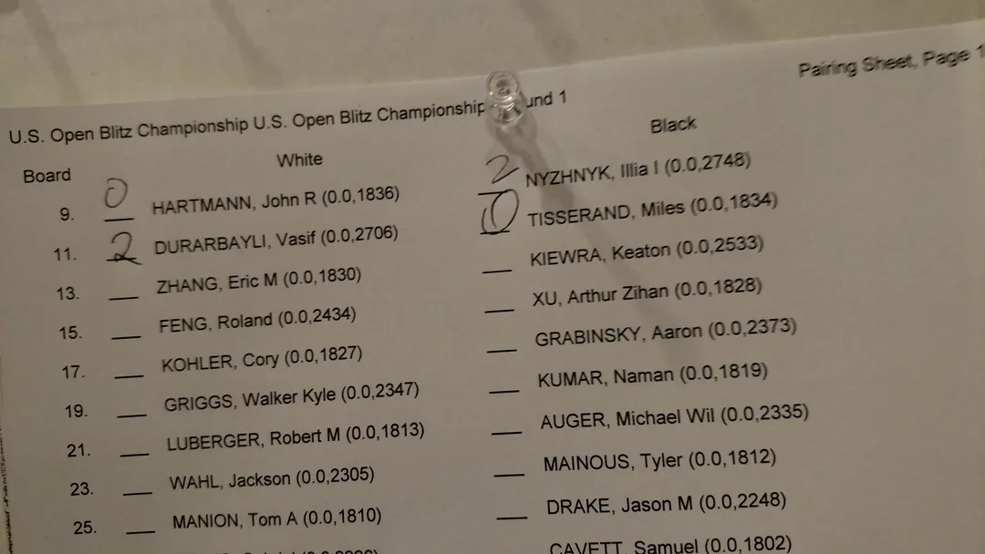 Scoresheet