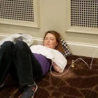 2017 SuperNationals mom sleeping with Golden Queen