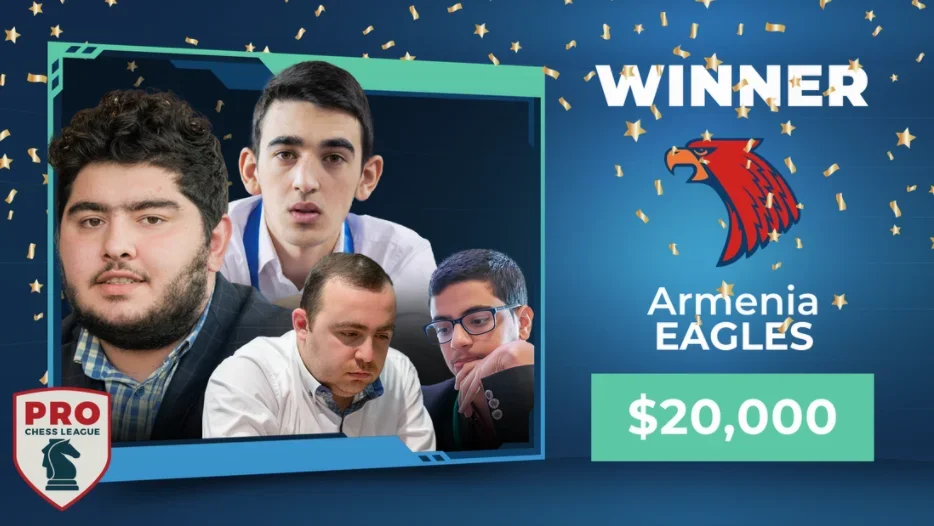Armenia Eagles win 2020 PRO Chess League