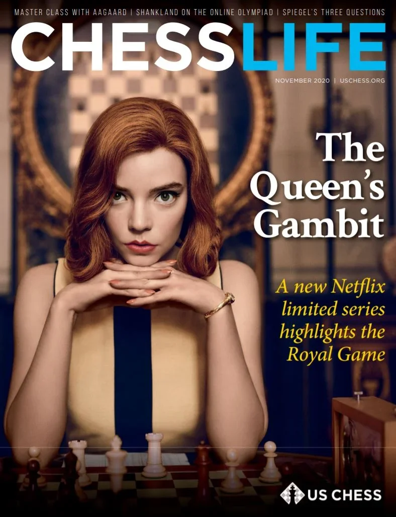 November 2020 cover of Chess Life