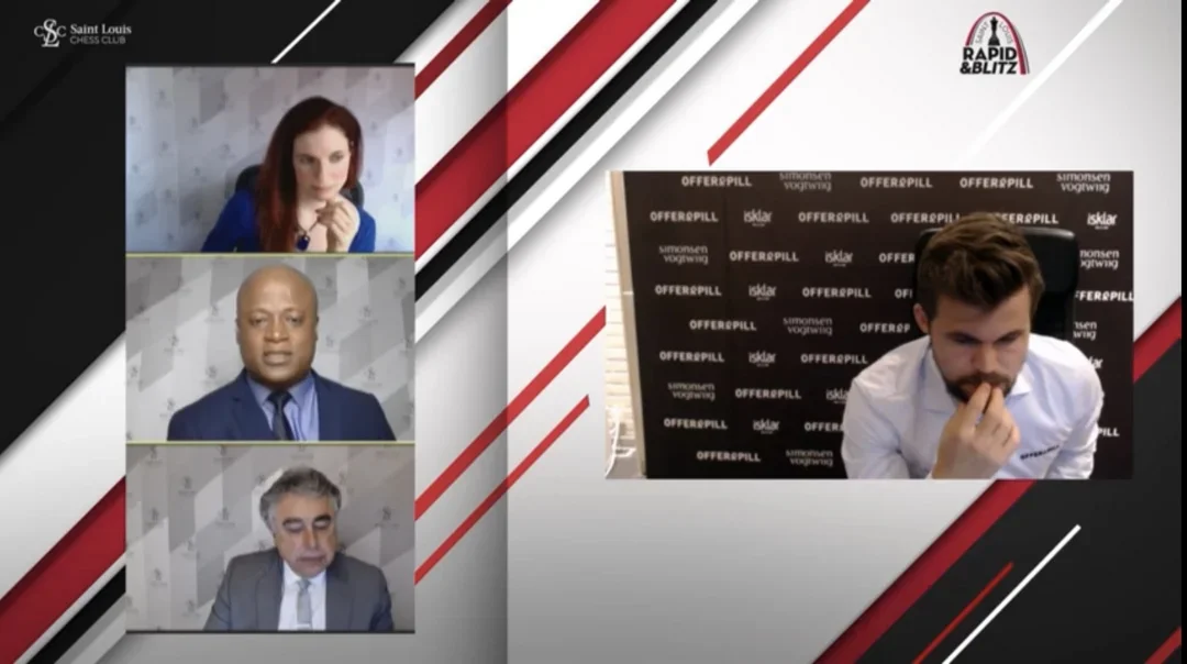 Carlsen on Day 2 of SLCC Rapid and Blitz