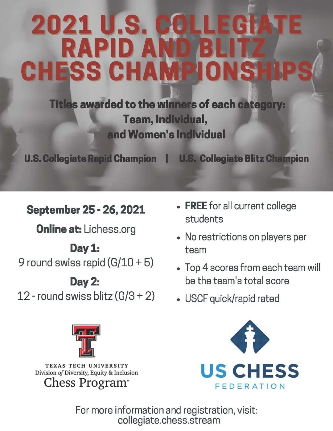 Rapid and Blitz flyer