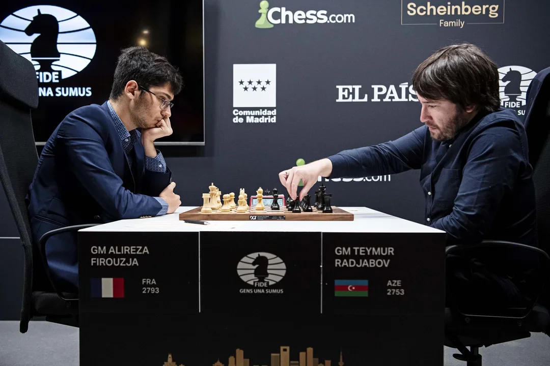 2022 FIDE Candidates Round 8, Firouzja-Radjabov