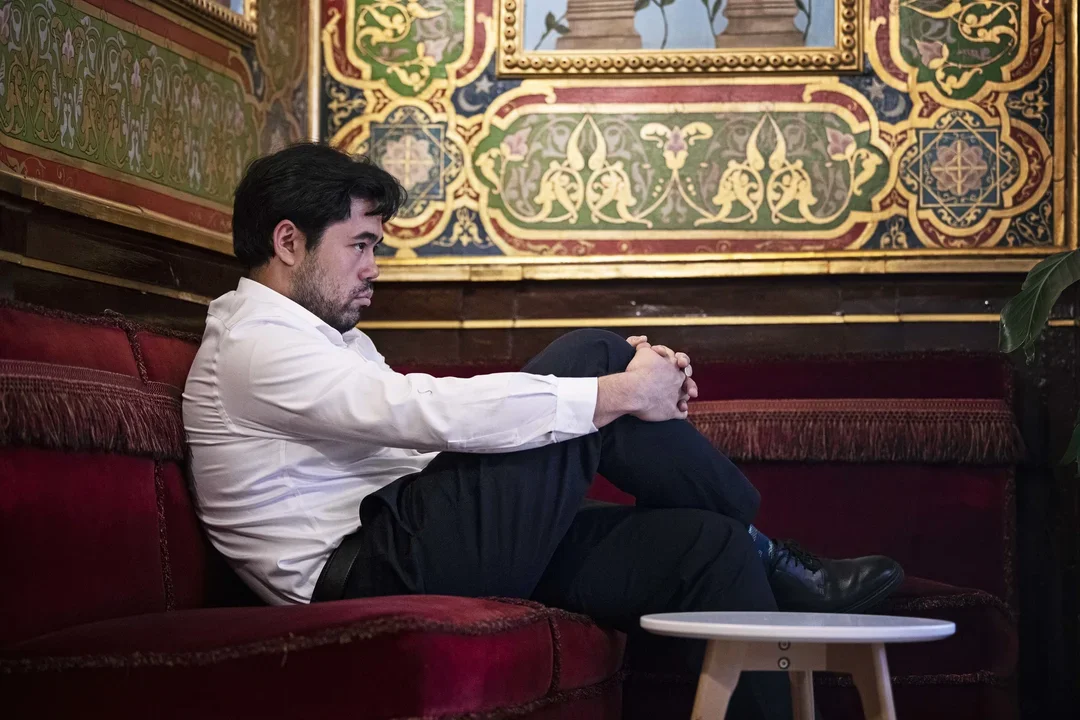 Hikaru Nakamura at the 2022 FIDE Candidates Tournament