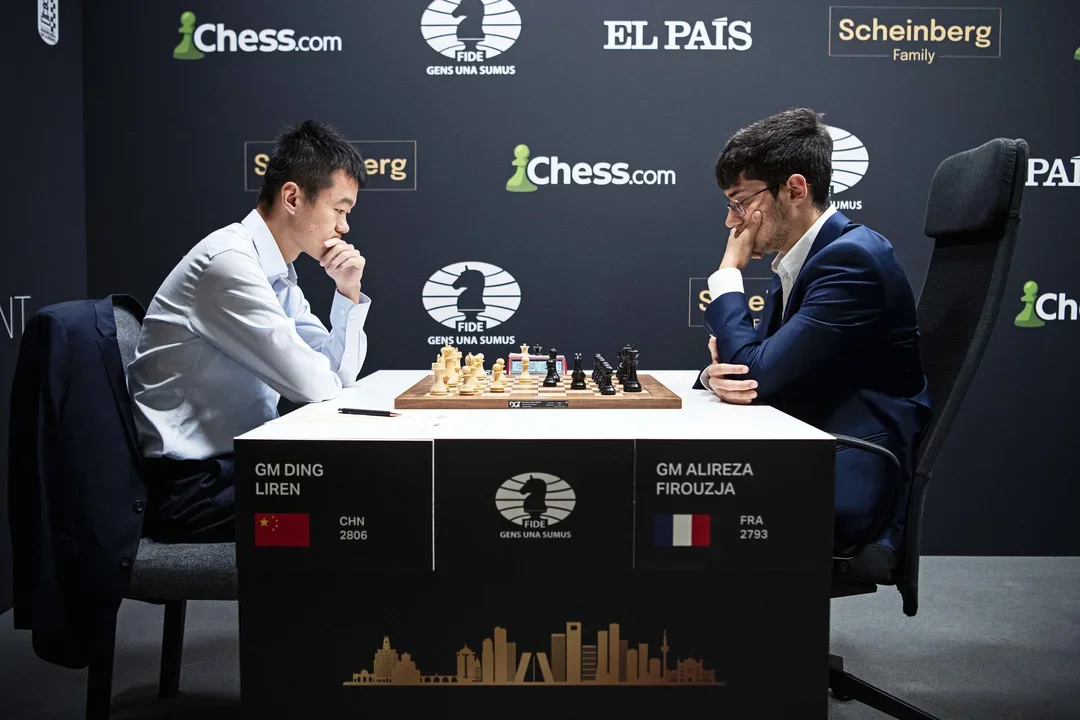 2022 FIDE Candidates Round 7, Ding-Firouzja