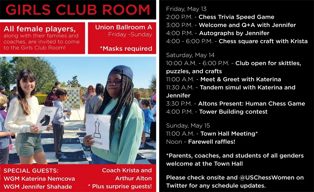 2022 NES Girls Club Flyer
