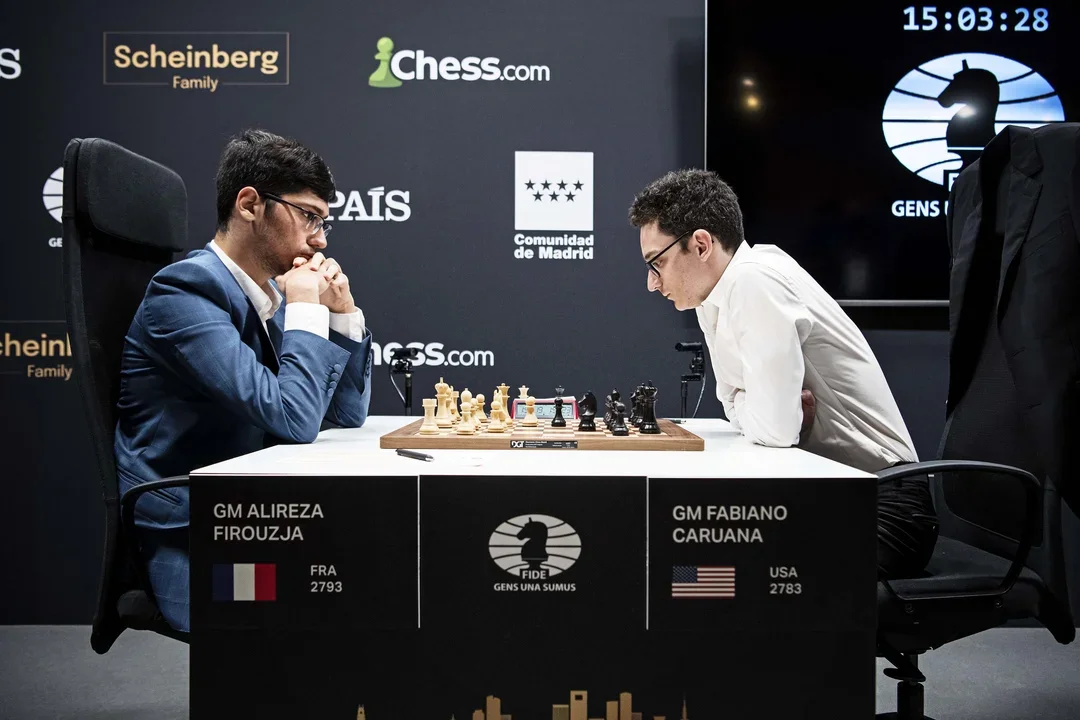 Firouzja versus Caruana