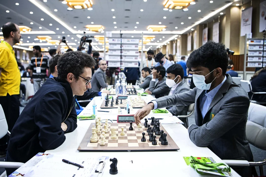 Caruana versus Gukesh