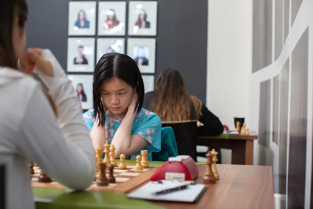 WIM Alice Lee in round 2 of the 2022 U.S. Girls' Junior Championship. Photo: Bryan Adams/SLCC