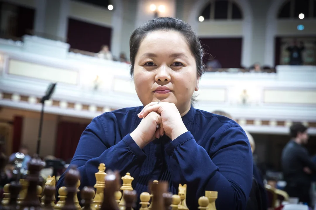 Mongolian IM Munguntuul Batkhuyag had a fantastic performance, tying for third (courtesy Anna Shtourman/FIDE)