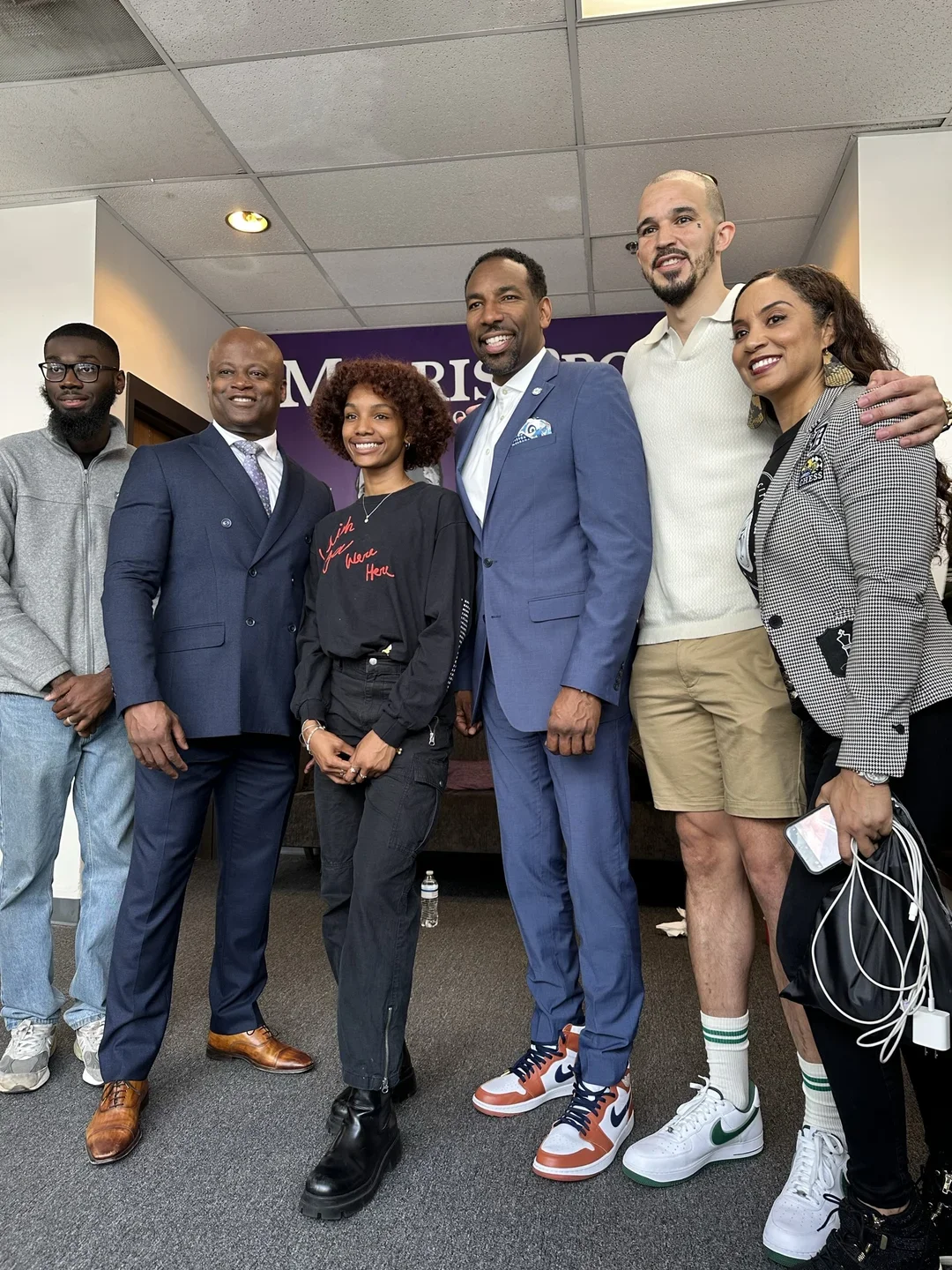 Organizers and mayor