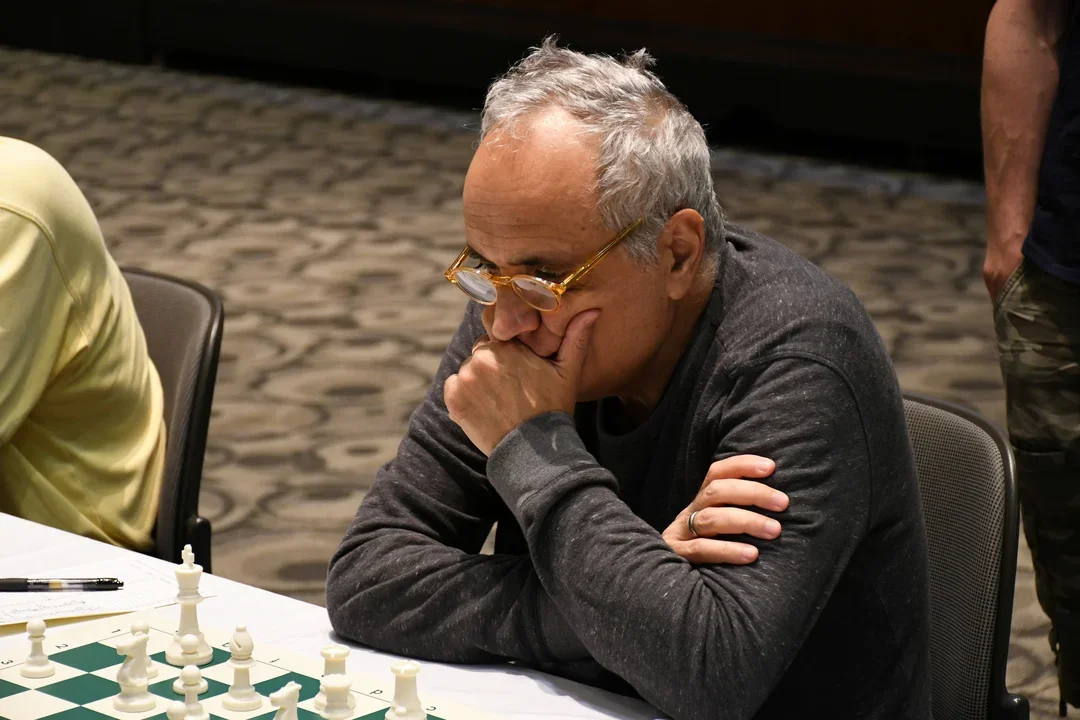 GM Dmitry Gurevich is awaiting his next victim in the traditional schedule (photo Daniel Day)