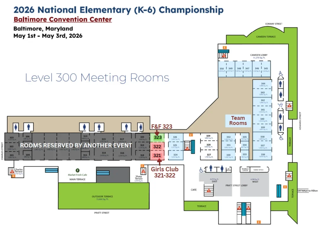 Team Rooms Level Map 2026 NES