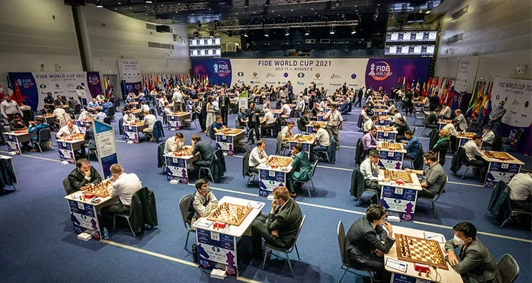 2021 FIDE World Cup Tournament Hall in Sochi, Russia