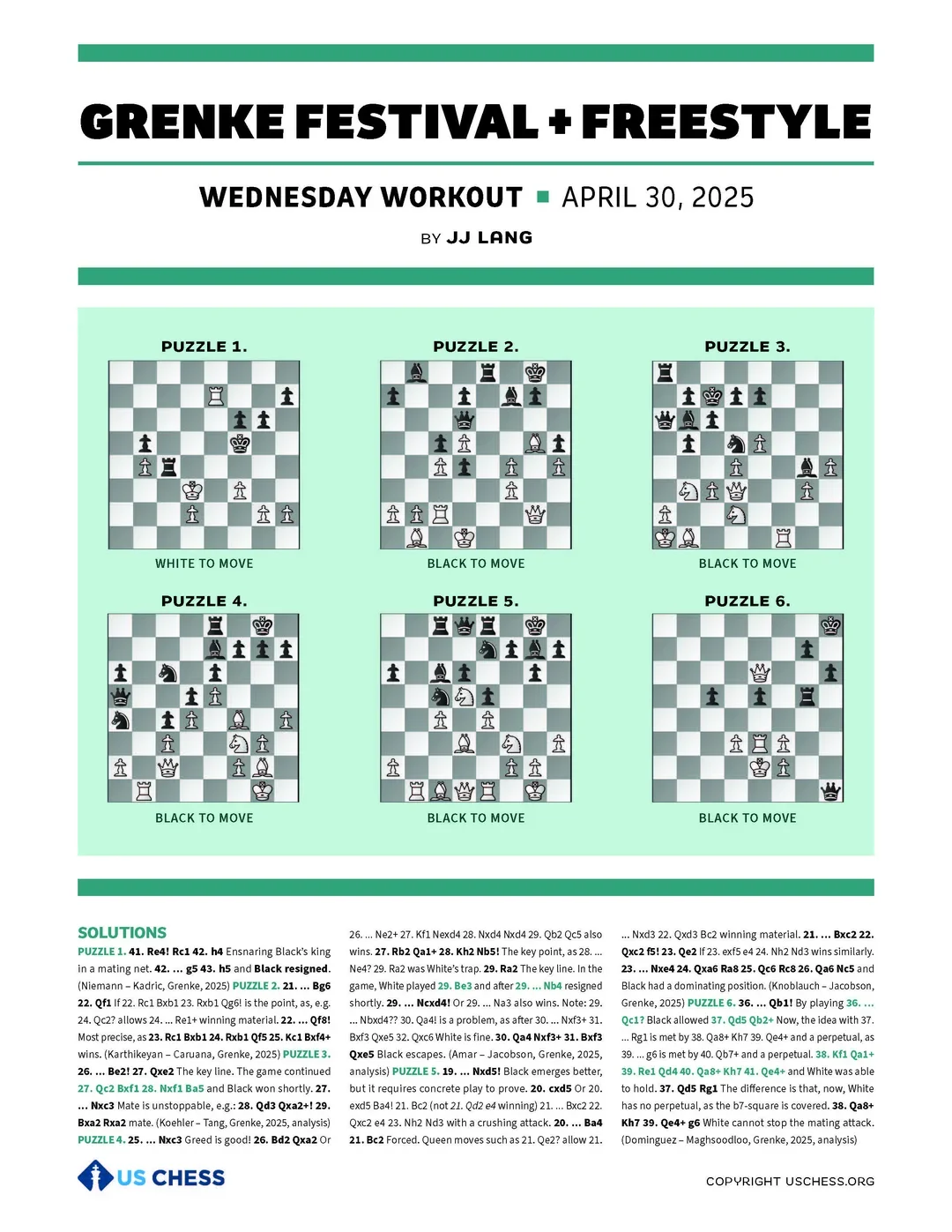 WW worksheet for April 30, 2025