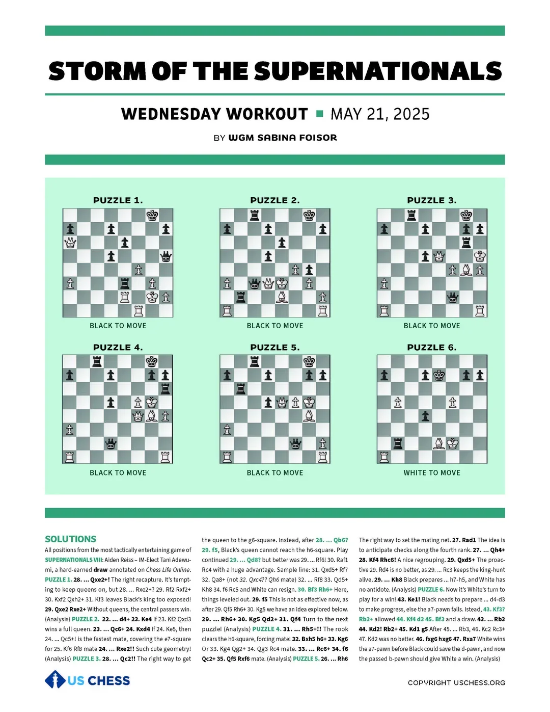 WW worksheet for May 21, 2025