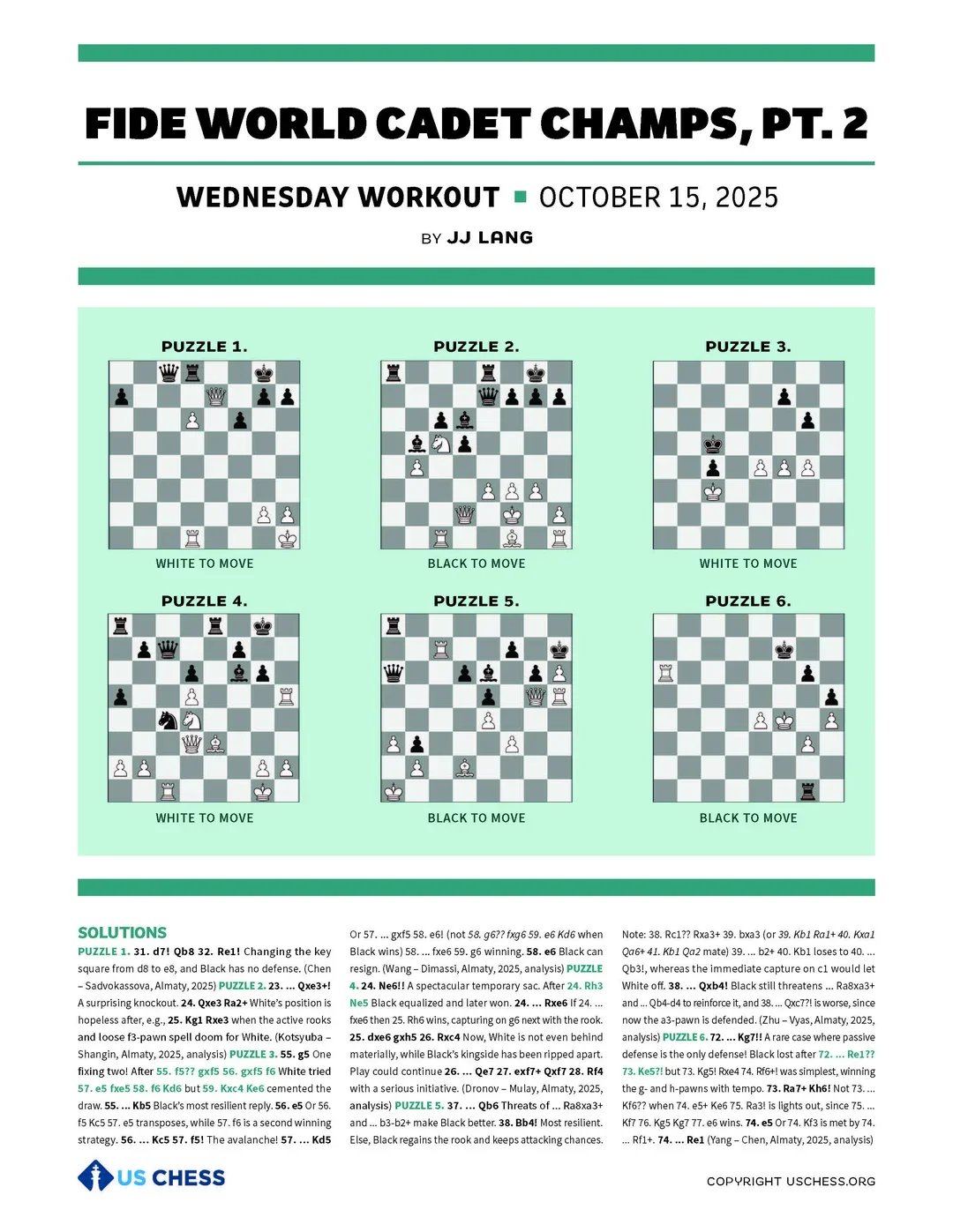 Worksheet for 10/15/2025