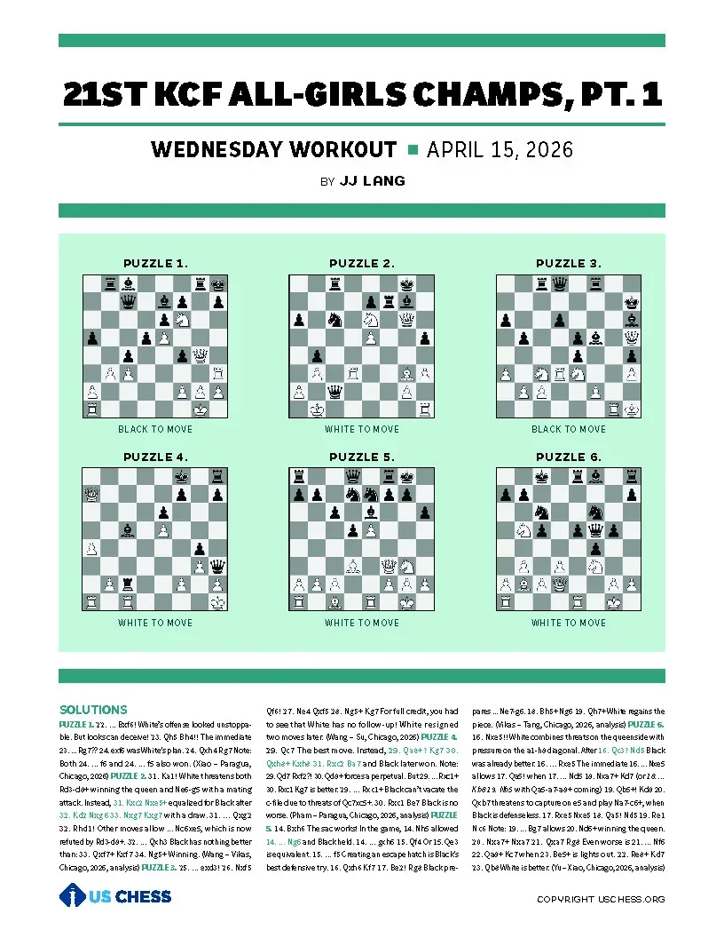 Worksheet for 04/15/2026