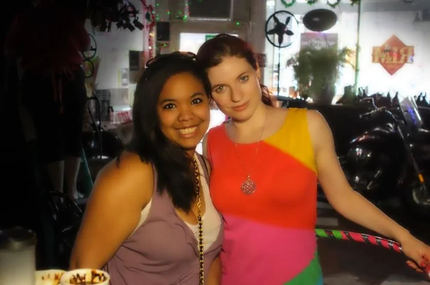 Sabrina and Jennifer in South Philadelphia several years ago