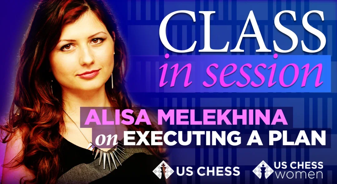Alisa Melekhina, purple background, Class in Session