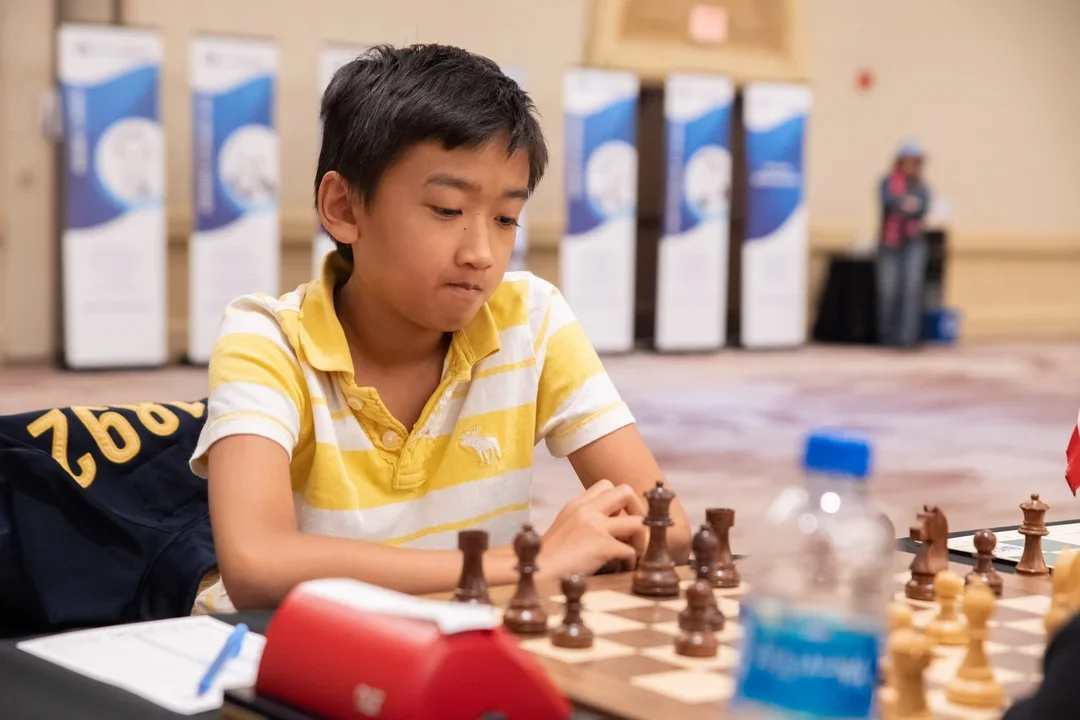 Andrew Jiang assessing the position at the 2022 U.S. Open. Photo: Mark Cieslikowski