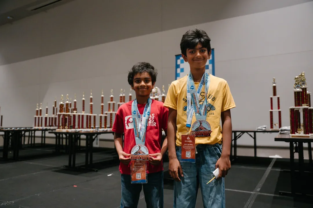 Third place: Rishik Natesh Muthalan and Dhruvah Natesh Muthalan