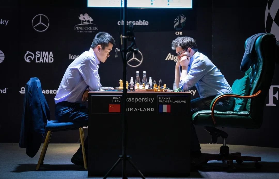 GM Ding Liren Maxime Vachier-Lagrave MVL FIDE Candidates Tournament