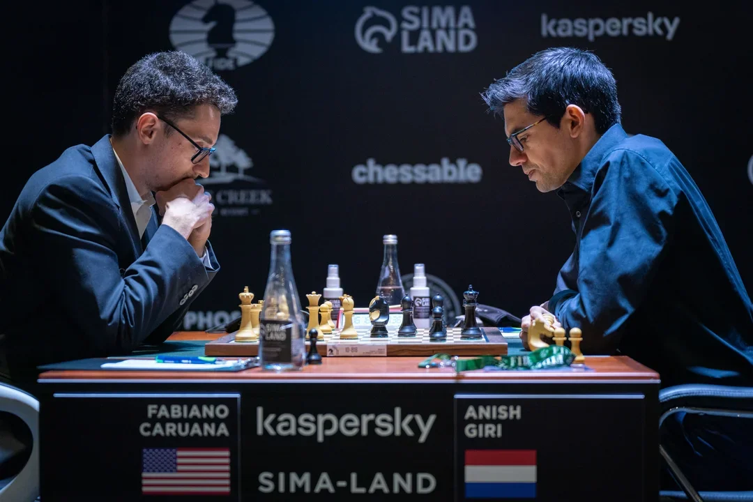 Caruana versus Giri