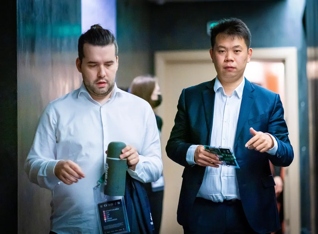 Nepomniachtchi and Wang Hao