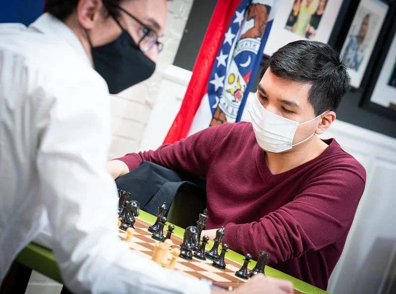 GMs Fabiano Caruana and Wesley So