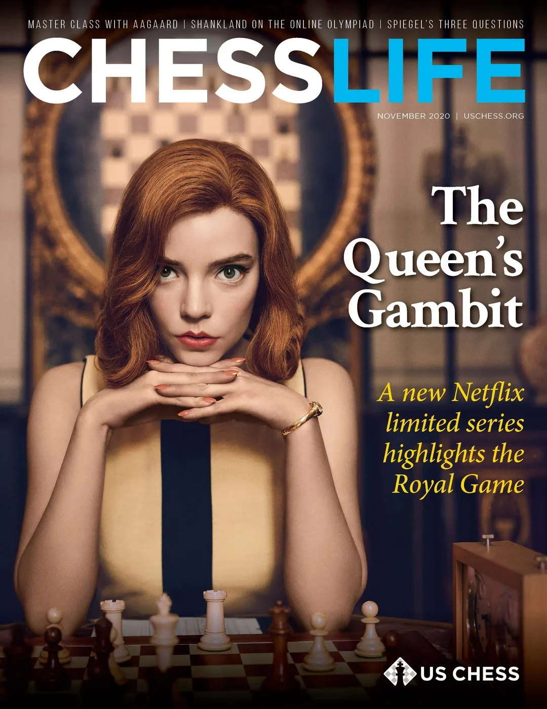November 2020 cover of Chess Life