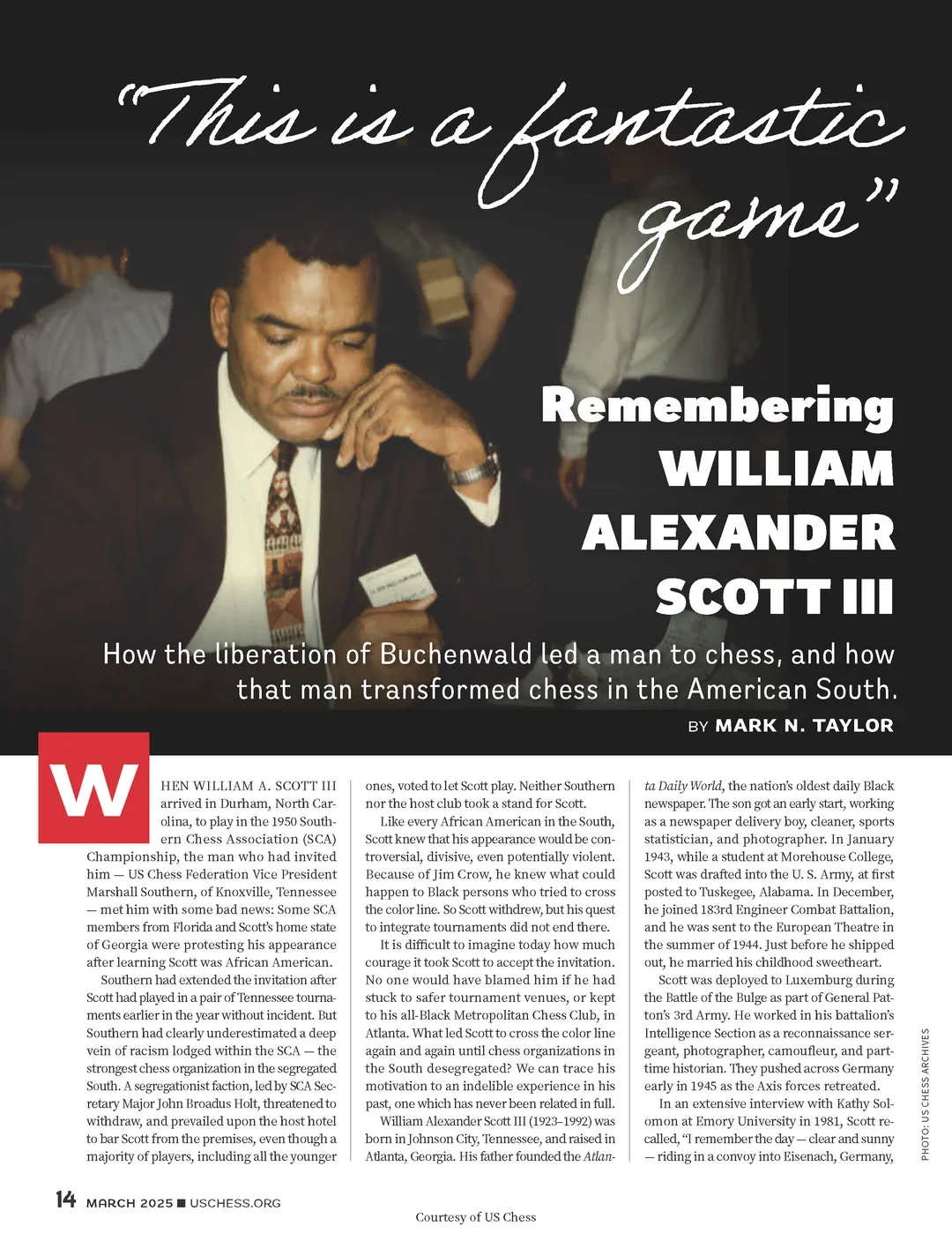 William Scott page one