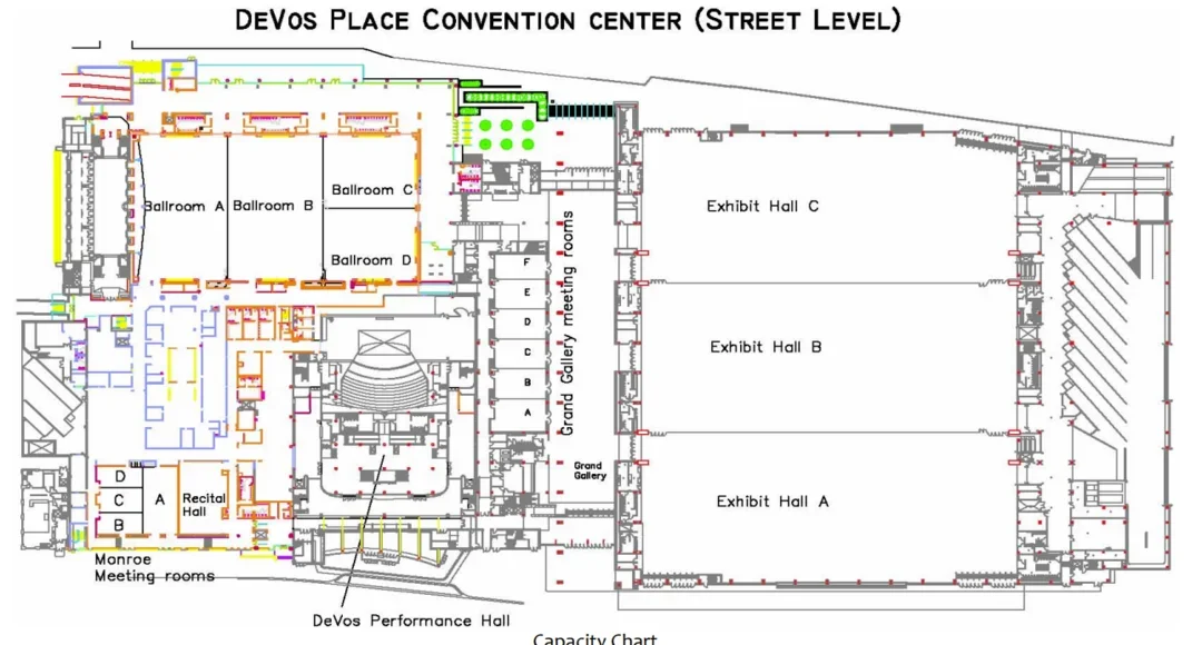 DeVos Convention Center: Floor Plan
