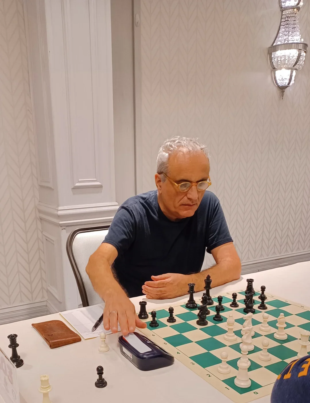 Gurevich tied for first in the U.S. Senior Open, finishing second on tiebreaks (Photo by Alexey Root)