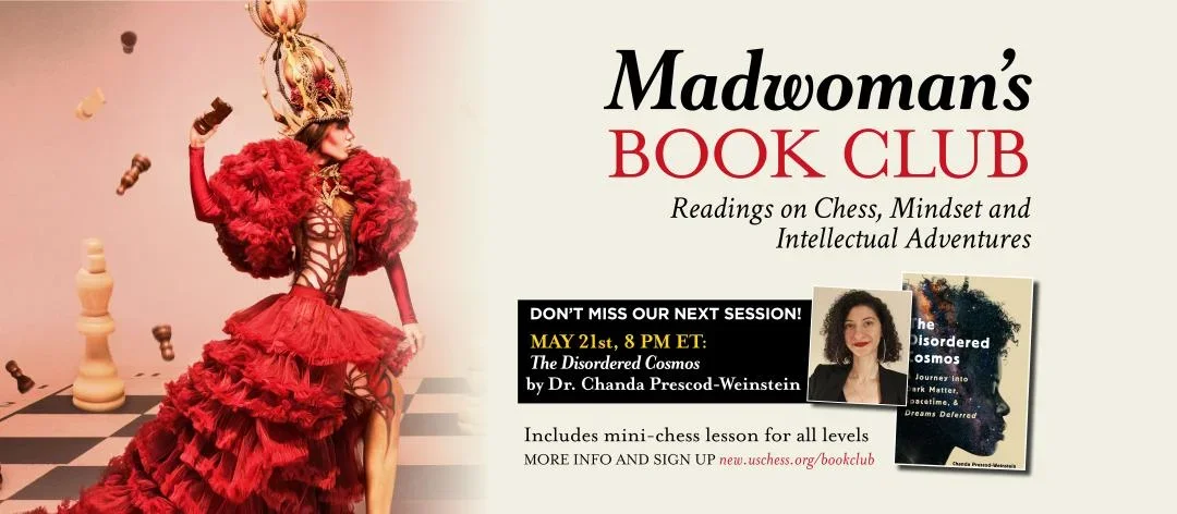 Madwoman Book Club graphic, featuring Dr. Prescod-Weinstein