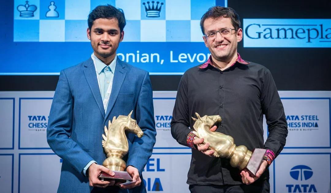 GM Arjun Erigaisi and GM Levon Aronian